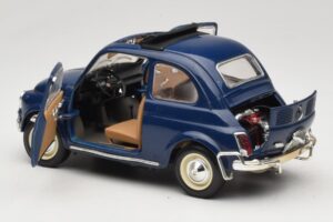 Fiat 500 L Bleu Bburago 1:18 3327 Métal Moulé — image 5 sur 8