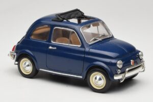 Fiat 500 L Bleu Bburago 1:18 3327 Métal Moulé — image 6 sur 8