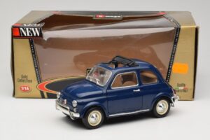 Fiat 500 L Bleu Bburago 1:18 3327 Métal Moulé — image 8 sur 8