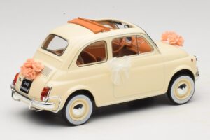 Fiat 500 L Ivoire Wedding Gift Norev 1:18 187780 Métal Moulé — image 2 sur 6