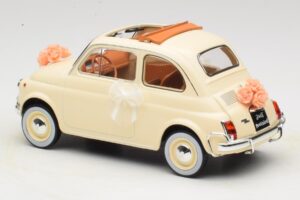 Fiat 500 L Ivoire Wedding Gift Norev 1:18 187780 Métal Moulé — image 5 sur 6
