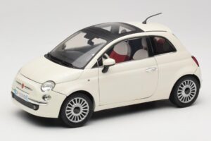 Fiat 500 Blanc Mondo Motors 1:18 500291 Métal Moulé