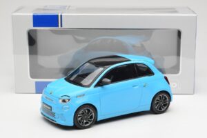 Abarth 500e Bleu IXO 1:18 MCG18499 Métal Moulé — image 6 sur 6