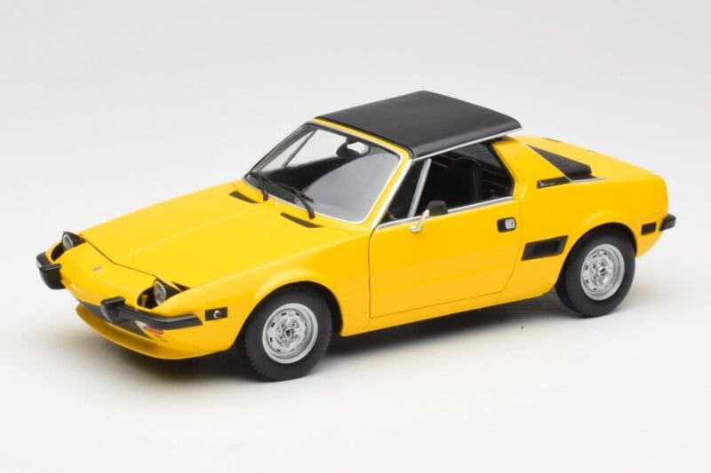 Fiat X1/9 Jaune Minichamps 1:18 100121664 Métal Moulé