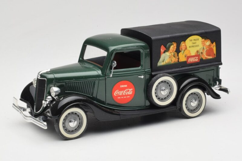 Ford Bache Coca-Cola Solido 1:18 9513 Métal Moulé