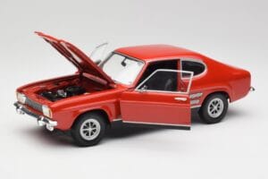 Ford Capri Mk1 1700 GT Rouge Minichamps 1:18 180089001 Métal Moulé — image 2 sur 8