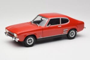 Ford Capri Mk1 1700 GT Rouge Minichamps 1:18 180089001 Métal Moulé