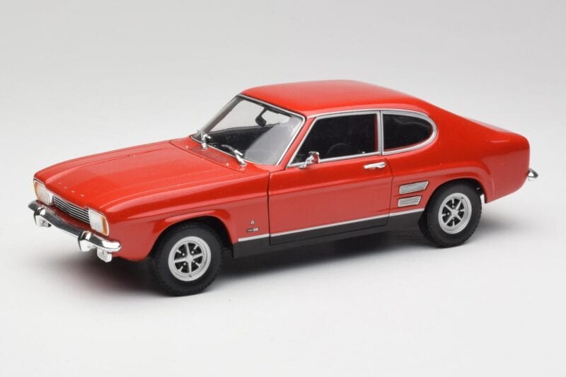 Ford Capri Mk1 1700 GT Rouge Minichamps 1:18 180089001 Métal Moulé