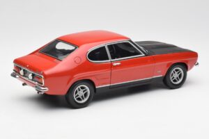 Ford Capri Mk1 2600 RS Rouge Noir Minichamps 1:18 180089071 Métal Moulé — image 3 sur 8