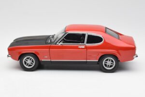Ford Capri Mk1 2600 RS Rouge Noir Minichamps 1:18 180089071 Métal Moulé — image 4 sur 8