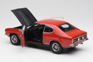 Ford Capri Mk1 2600 RS Rouge Noir Minichamps 1:18 180089071 Métal Moulé — image 5 sur 8
