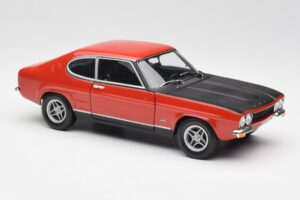 Ford Capri Mk1 2600 RS Rouge Noir Minichamps 1:18 180089071 Métal Moulé — image 6 sur 8