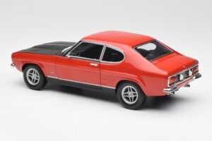 Ford Capri Mk1 2600 RS Rouge Noir Minichamps 1:18 180089071 Métal Moulé — image 7 sur 8