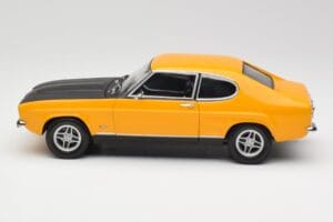 Ford Capri 2600 RS Signal Jaune Avec Noir Minichamps 1:18 180089070 Métal Moulé — image 4 sur 8