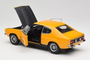 Ford Capri 2600 RS Signal Jaune Avec Noir Minichamps 1:18 180089070 Métal Moulé — image 5 sur 8