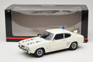 Ford Capri Autobahnpolizei Dusseldorf Minichamps 1:18 150089090 Métal Moulé — image 8 sur 8