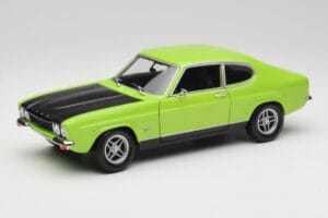 Ford Capri Mk1 RS 2600 Vert & Noir Minichamps 1:18 150089075 Métal Moulé