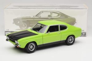 Ford Capri Mk1 RS 2600 Vert & Noir Minichamps 1:18 150089075 Métal Moulé — image 8 sur 8