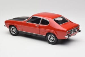 Ford Capri Mk1 RS 2600 Rouge & Noir Minichamps 1:18 150089076 Métal Moulé — image 7 sur 8