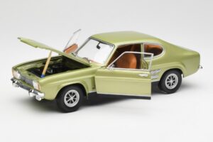 Ford Capri Mk1 Vert Clair Métallisé Minichamps 1:18 18008900 Métal Moulé — image 2 sur 8