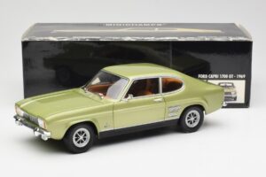 Ford Capri Mk1 Vert Clair Métallisé Minichamps 1:18 18008900 Métal Moulé — image 8 sur 8