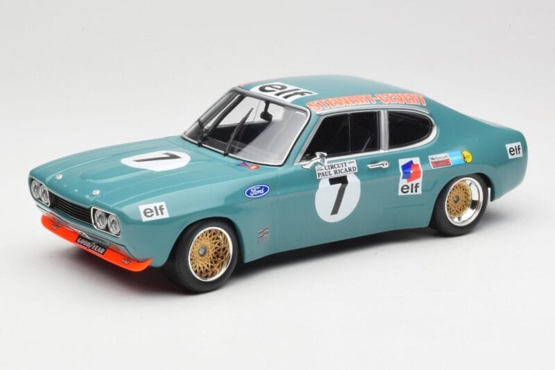 Ford Capri Mk1 RS 2600 #7 J. Stewart / F. Cevert Ford Köln 6 Hours of Paul Ricard 1972 Minichamps 1:18 155728507 Métal Moulé