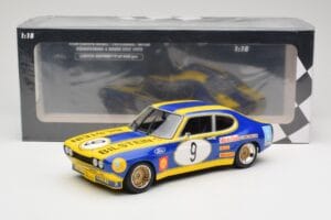 Ford Capri Mk1 RS 2600 #9 K. Fritzinger / H. Heyer Team Europa Möbel 6 Hours of Nürburgring ETCC 1973 Minichamps 1:18 1557385 — image 6 sur 6
