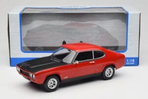 Ford Capri Mk1 RS 2600 Rouge avec Capot Noir MCG 1:18 MCG18538 Métal Moulé — image 6 sur 6