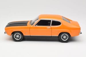 Ford Capri Mk1 RS 2600 Signal Orange Noir Minichamps 1:18 150089077 Métal Moulé — image 4 sur 8