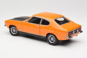 Ford Capri Mk1 RS 2600 Signal Orange Noir Minichamps 1:18 150089077 Métal Moulé — image 7 sur 8