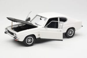 Ford Capri Mk1 RS 2600 Blanc Noir Minichamps 1:18 150089078 Métal Moulé — image 2 sur 8