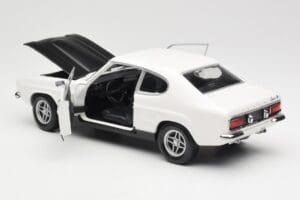 Ford Capri Mk1 RS 2600 Blanc Noir Minichamps 1:18 150089078 Métal Moulé — image 5 sur 8