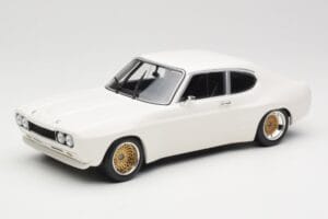 Ford Capri Mk1 RS 2600 Blanc Minichamps 1:18 155708500 Métal Moulé