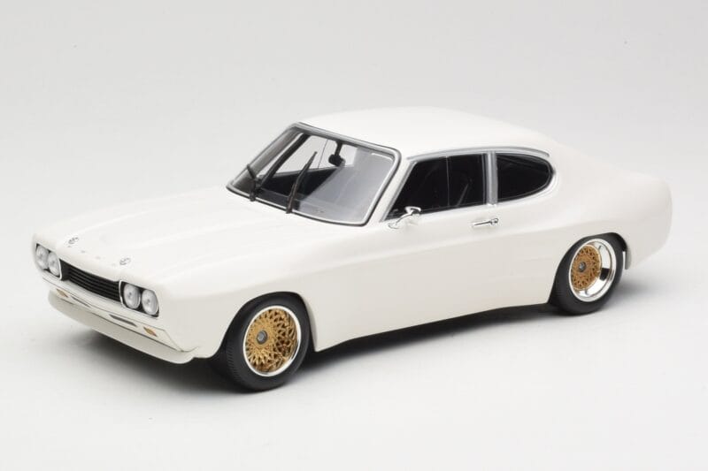 Ford Capri Mk1 RS 2600 Blanc Minichamps 1:18 155708500 Métal Moulé