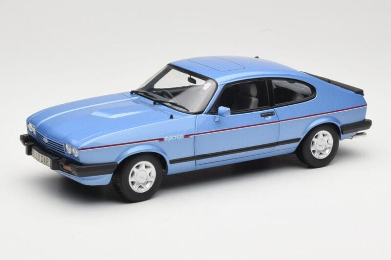 Ford Capri Mk3 2.8 Injection Paris Blue Norev 1:18 182764 Métal Moulé