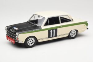 Ford Cortina Lotus #11 B. Soderström / G. Palm RAC Rally 1966 MCG 1:18 MCG18435R Métal Moulé