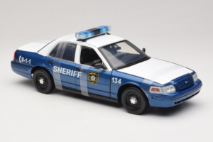 Ford Crown Victoria Police Interceptor The Walking Dead Greenlight 1:18 12957 Métal Moulé — image 4 sur 6