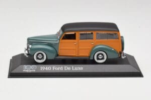 Ford Deluxe Woody Forest Vert Minichamps 1:43 FORD20002 Métal Moulé