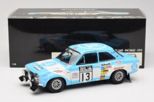 Ford Escort RS1600 #13 T. Makinen RAC Rally Winner 1973 Minichamps 1:18 100738113 Métal Moulé — image 8 sur 8