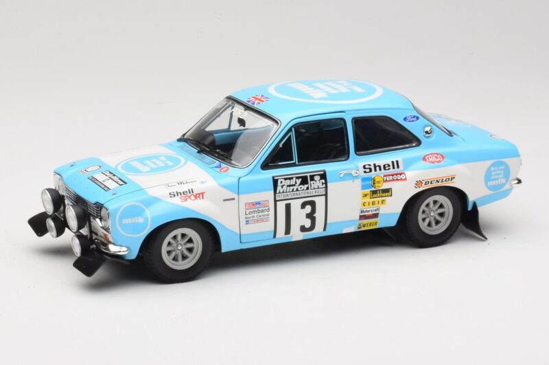 Ford Escort RS1600 #13 T. Makinen RAC Rally Winner 1973 Minichamps 1:18 100738113 Métal Moulé