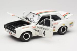 Ford Escort RS1600 #114 J. Fitzpatrick Team Broadspeed Castrol Race of Champions 1971 Minichamps 1:18 100718114 Métal Moulé — image 2 sur 8