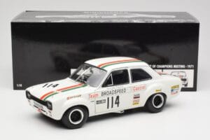 Ford Escort RS1600 #114 J. Fitzpatrick Team Broadspeed Castrol Race of Champions 1971 Minichamps 1:18 100718114 Métal Moulé — image 8 sur 8