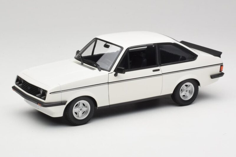 Ford Escort Mk2 RS 2000 LHD Blanc Minichamps 1:18 150084300 Métal Moulé