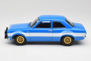 Ford Escort Mk1 RS 1600 Bleu Blanc Bandes Minichamps 1:18 100688102 Métal Moulé — image 4 sur 8