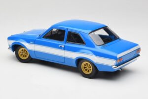 Ford Escort Mk1 RS 1600 Bleu Blanc Bandes Minichamps 1:18 100688102 Métal Moulé — image 7 sur 8