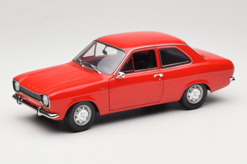 Ford Escort Mk1 Street Rouge Minichamps 1:18 100081001 Métal Moulé