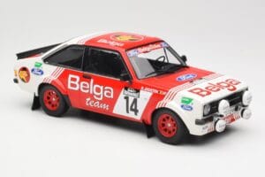 Ford Escort Mk2 RS 1800 #14 Droogmans / Joosten Belga 3rd Place Lotto Haspengouw Rally 1983 Minichamps 1:18 155838714 Métal M — image 4 sur 6