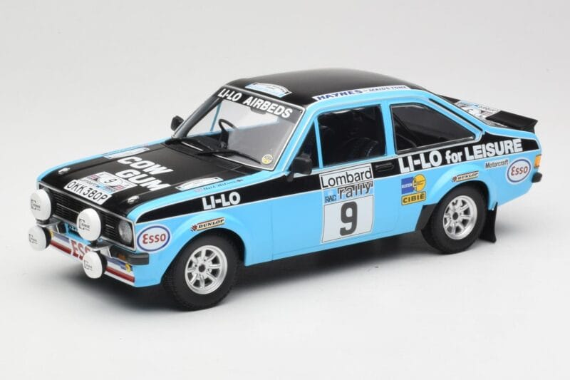 Ford Escort Mk2 RS 1800 #9 R. Clark / S. Wilson Li-Lo Equipe Esso Lombard RAC Rally 1978 Minichamps 1:18 155788709 Métal Moul