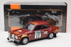 Ford Escort RS 1600 Mk1 #10 H. Mikkola / J. Davenport RAC Rally 1974 IXO 1:18 18RMC047C Métal Moulé — image 6 sur 6