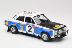 Ford Escort RS 1600 Mk1 #2 R. Clark / J. Porter Safari Rally 1973 IXO 1:18 18RMC075A Métal Moulé — image 4 sur 6